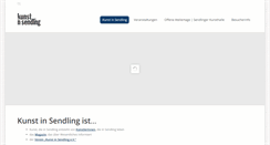 Desktop Screenshot of kunst-in-sendling.com